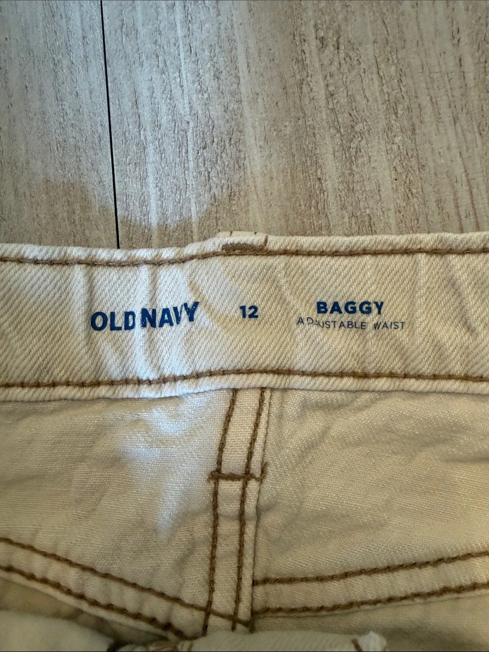 Old Navy Beige Kids Jeans